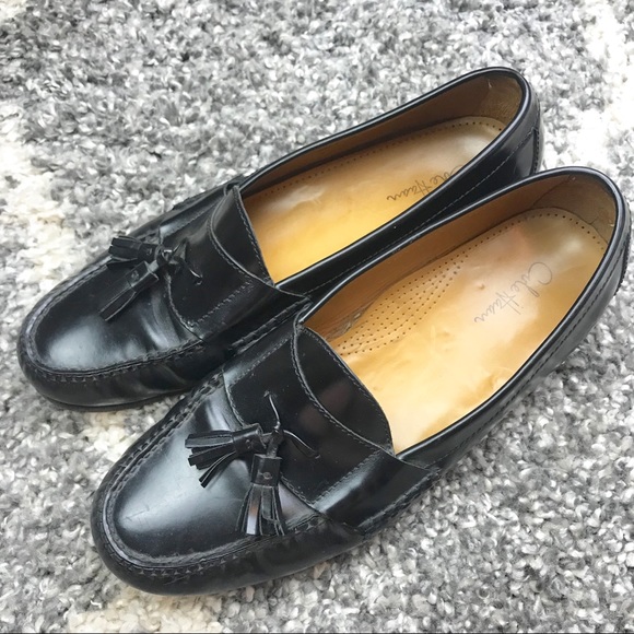 cole haan pinch tassel loafer black